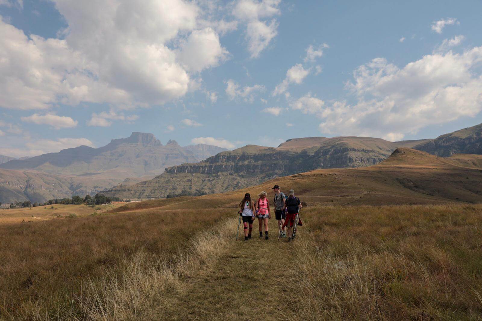 The trek covers 100km over 4 days